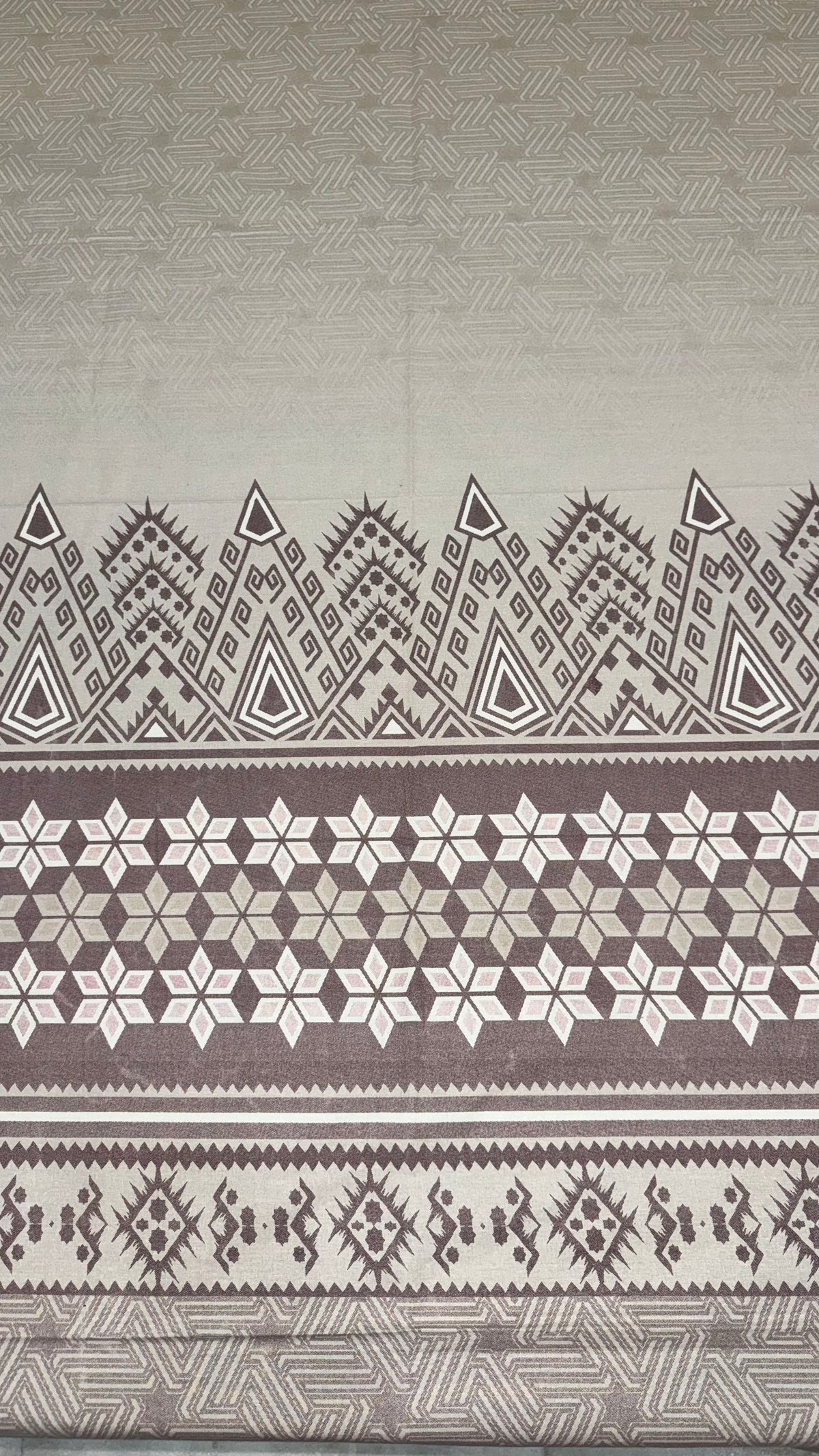 GHOOMAR PURE ORGANIC COTTON BEDSHEET (King-Size:108x108)