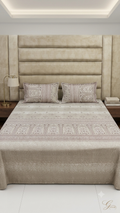 GHOOMAR PURE ORGANIC COTTON BEDSHEET (King-Size:108x108)