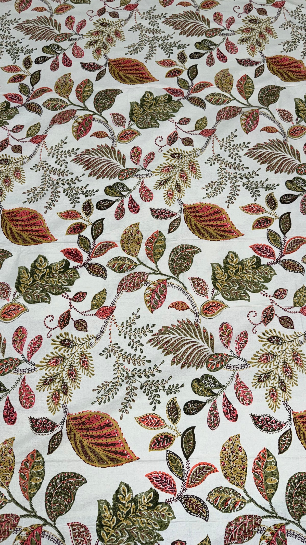 Tarini Lace Pure Cotton Bedsheet King Size | Floral Printed Cotton Bedsheet with Lace Border
