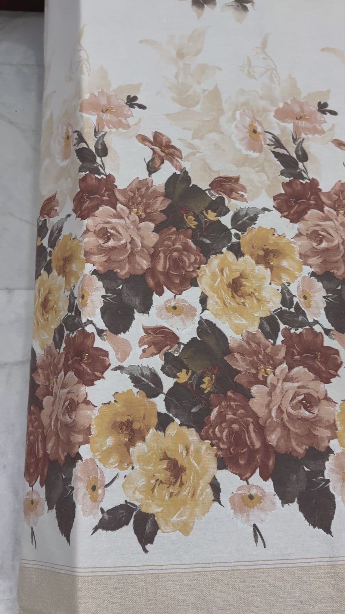 GHOOMAR PURE ORGANIC COTTON BEDSHEET (King-Size:108x108)